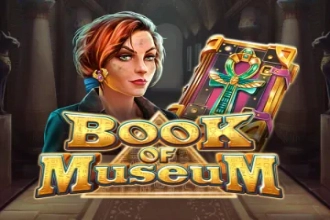 Book of Museum slot avec artefacts anciens et symbole livre expansif